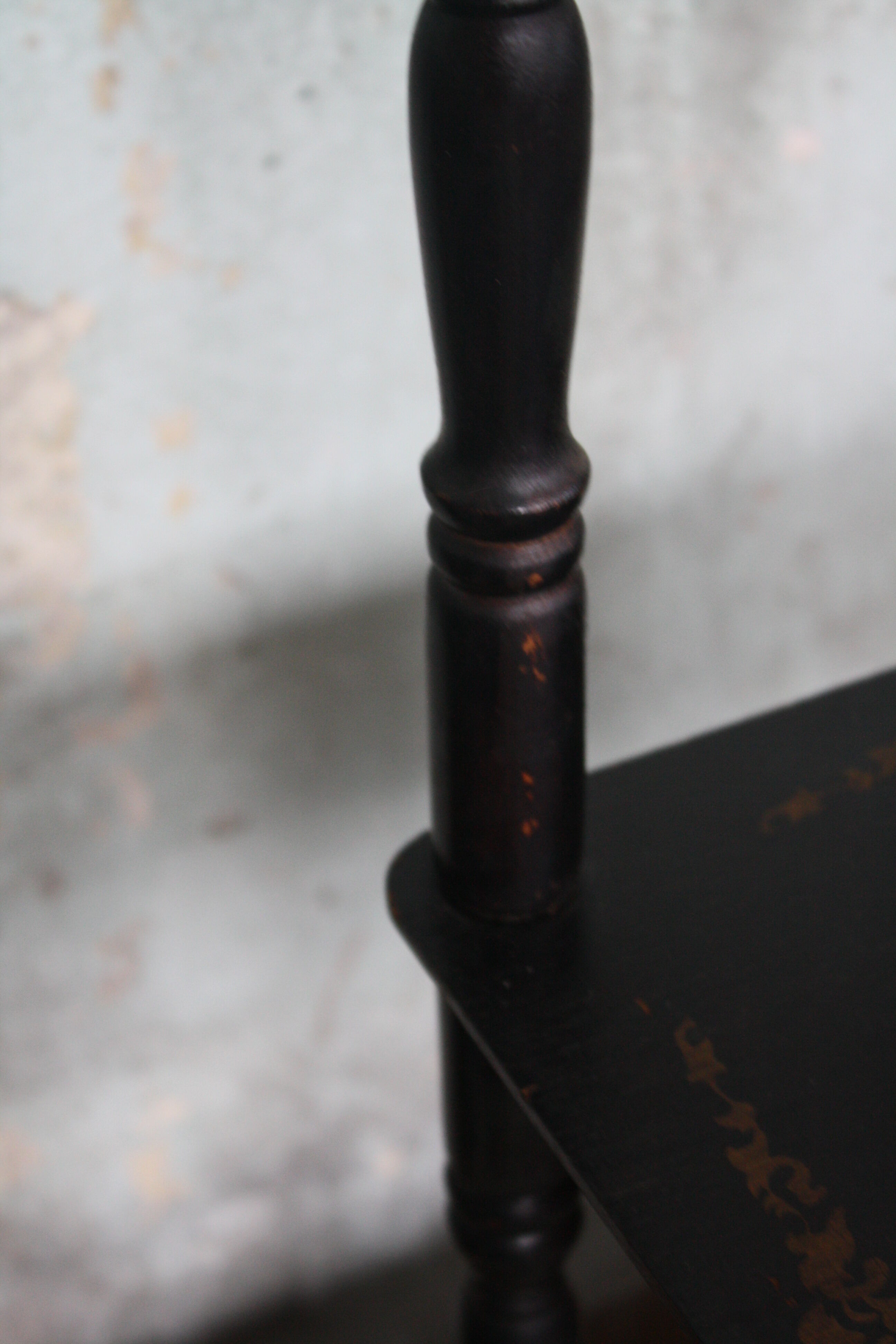 Set Napoleon III wood turned black