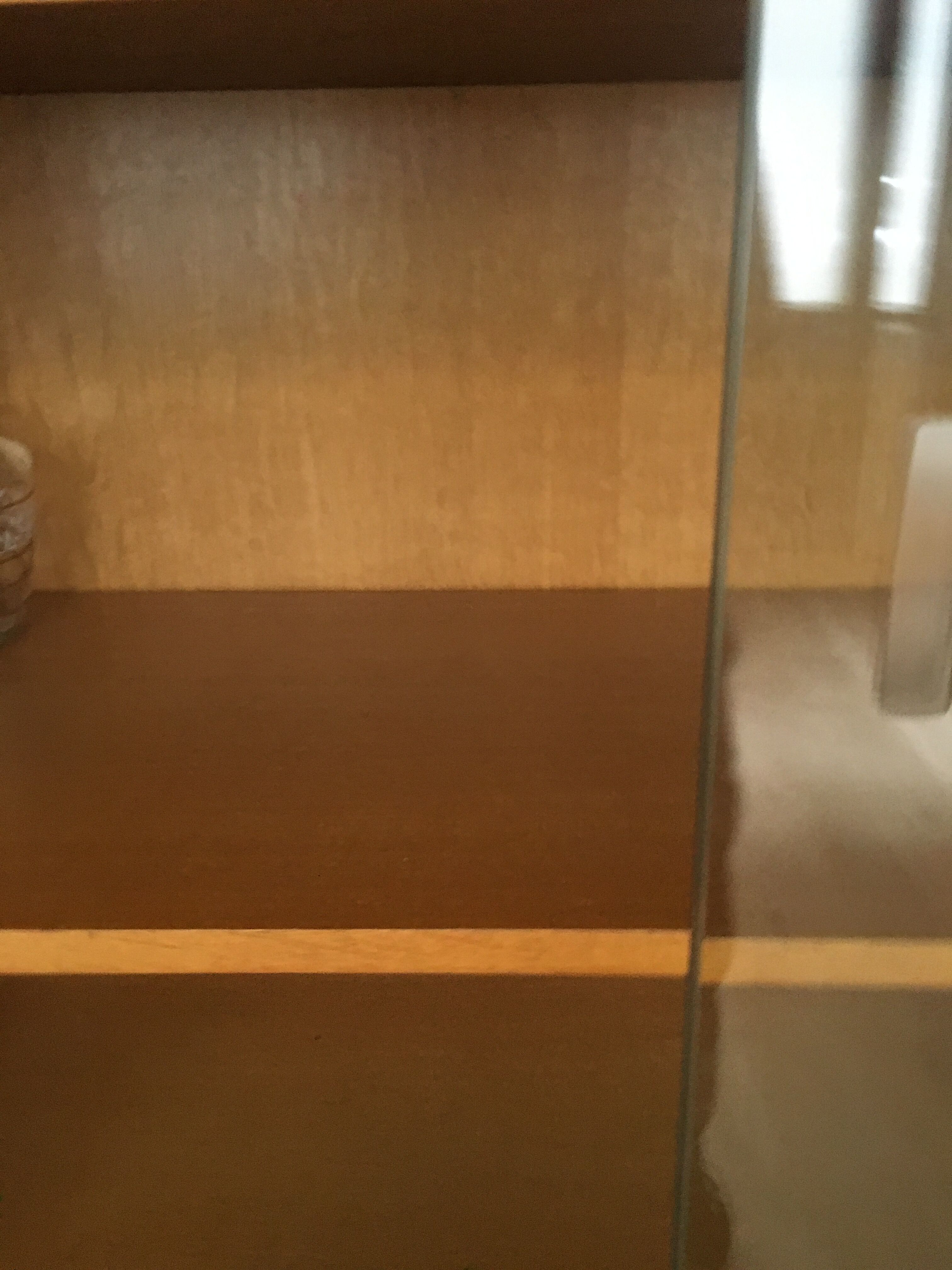 Bookcase with compass feet