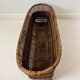 Pot cover in wicker and rattan
