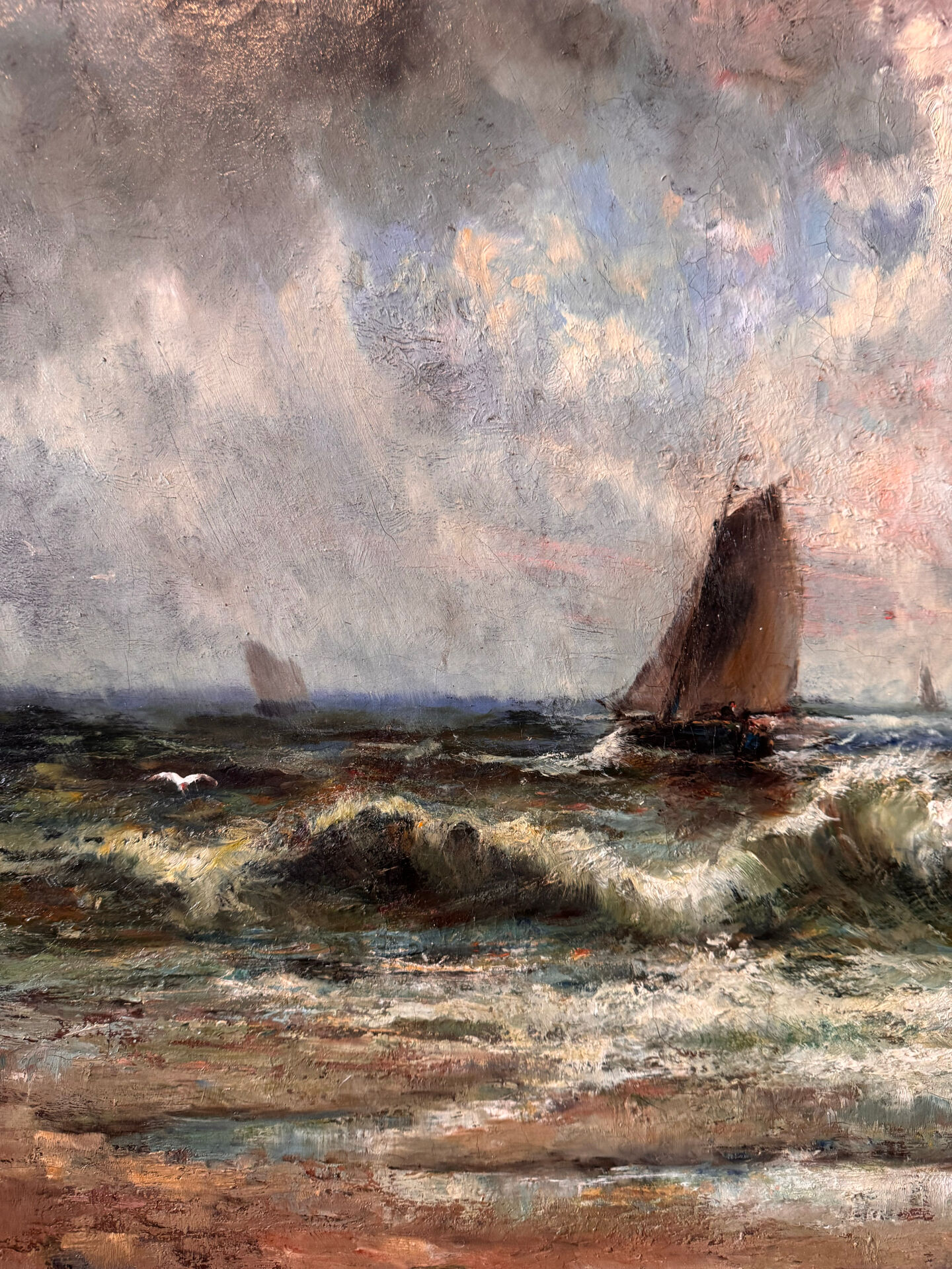 Marine – « Regen op de Noordzee » (Pluie sur la Mer du Nord)