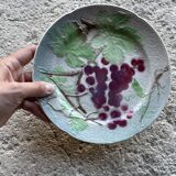 Assiette à dessert en barbotine Saint Clément