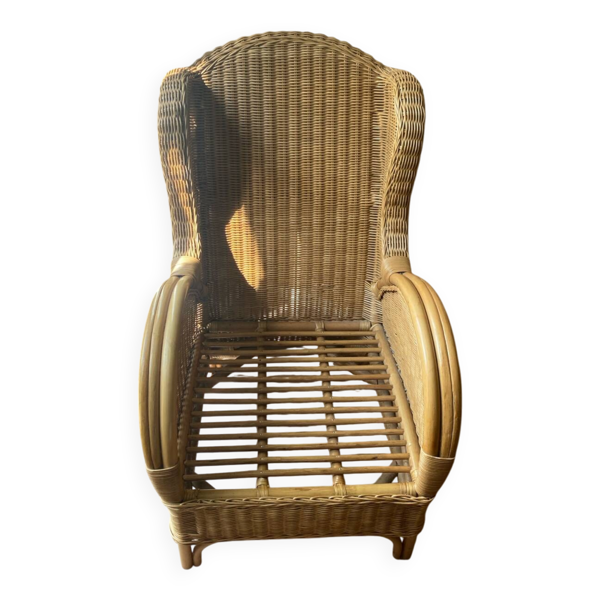 Rattan armchair