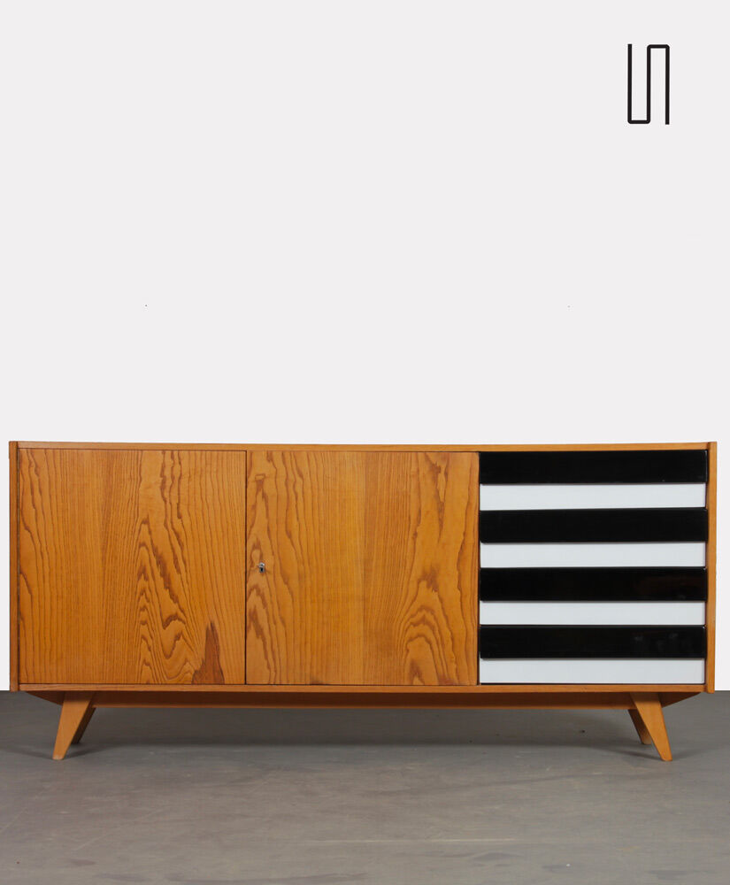 Oak sideboard by Jiri Jiroutek, model U-460, 1960