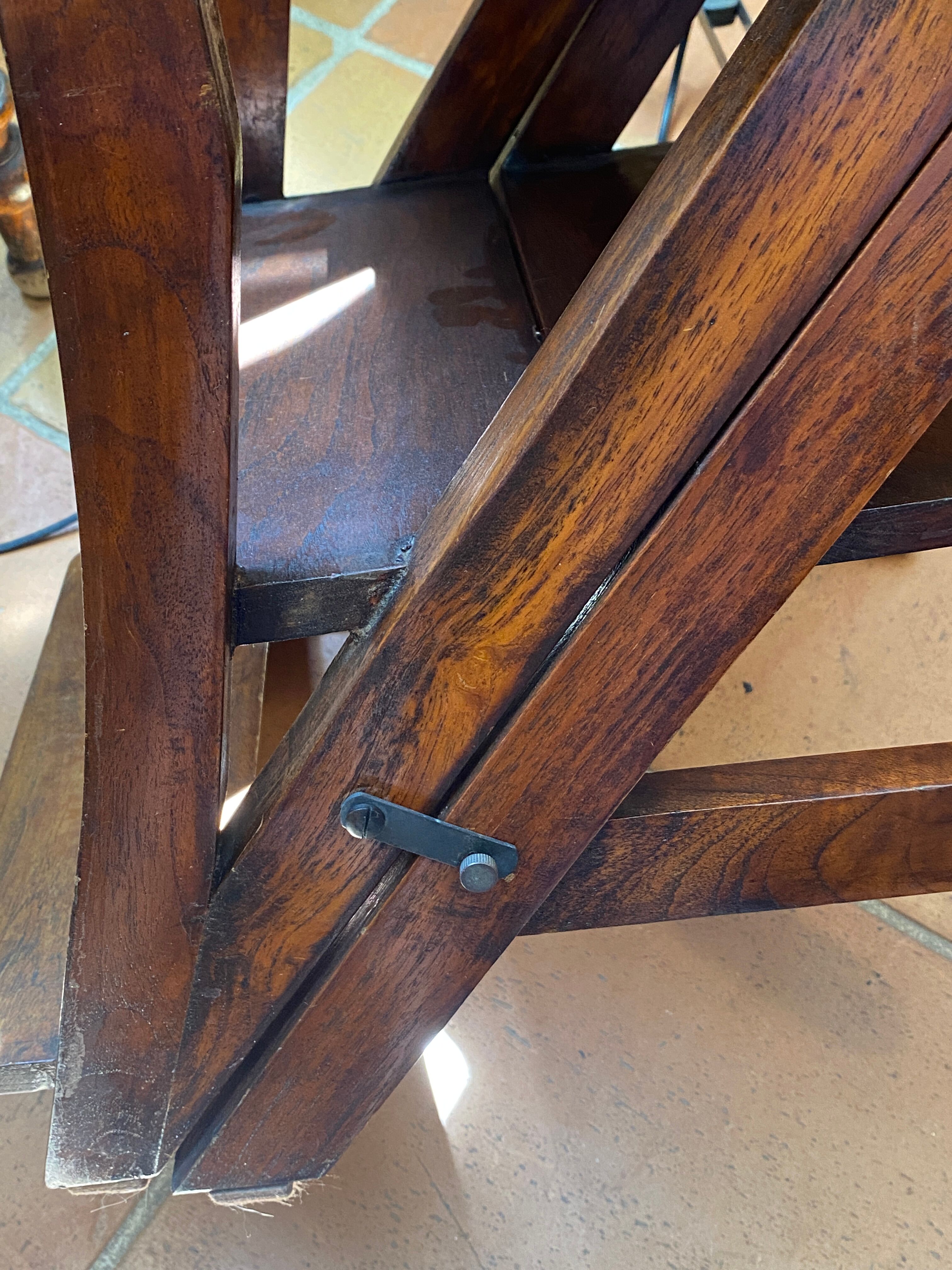 Solid wood ladder chair