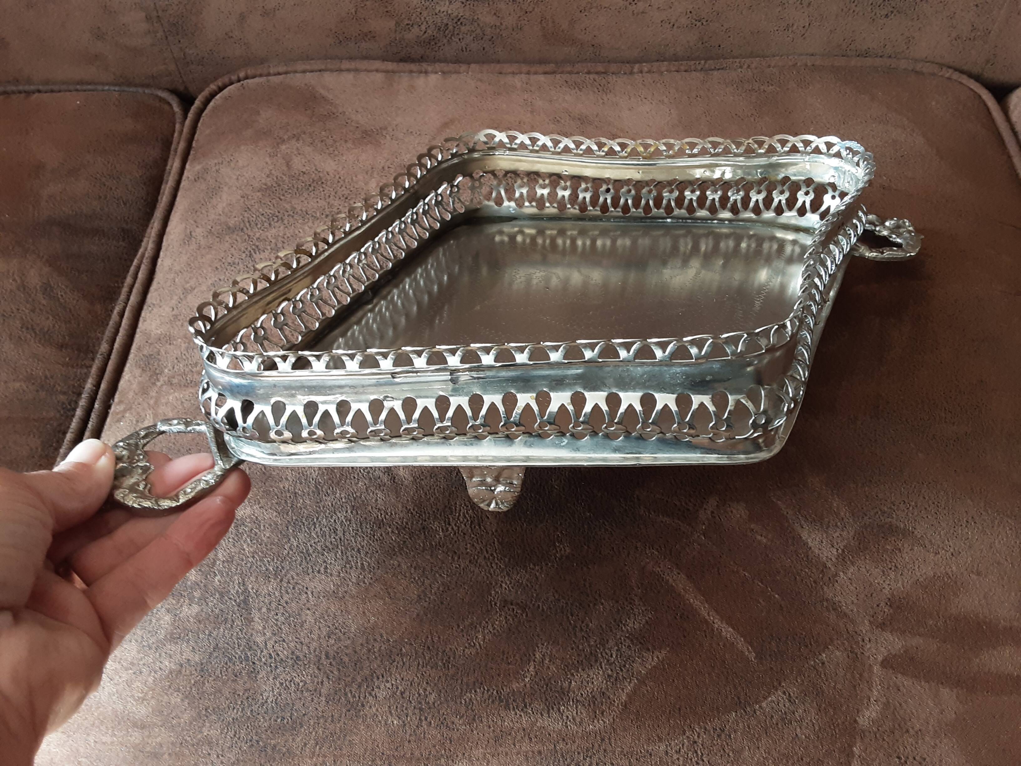 Vintage metal tray