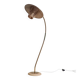 50s floor lamp with pleated shade