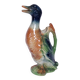 Vintage green-headed duck ceramic jug