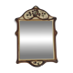 Majolika ceramic mirror, 1950-60