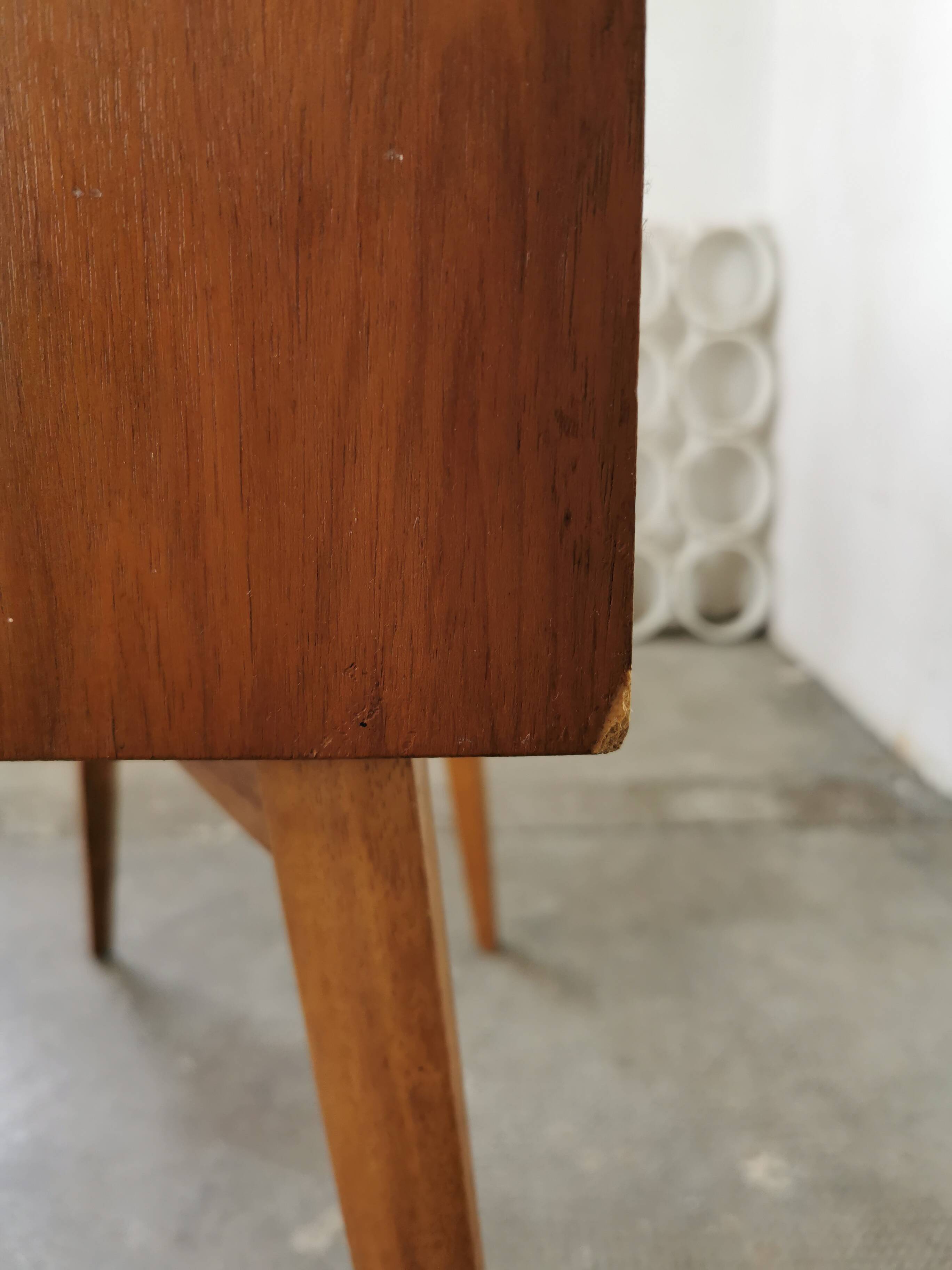 Bedside table, vintage side table 1960