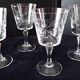 4 Verres à vin en cristal ( de Bohème?)