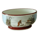 Jardiniere en porcelaine de Paris decor paysage de neige fin 19 eme