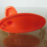 Orange plastic hook 70s