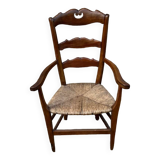 Straw armchair