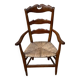 Straw armchair