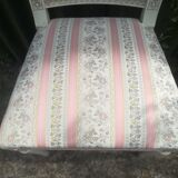 Series of 4 patinated Louis XVI style chairs