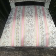 Series of 4 patinated Louis XVI style chairs