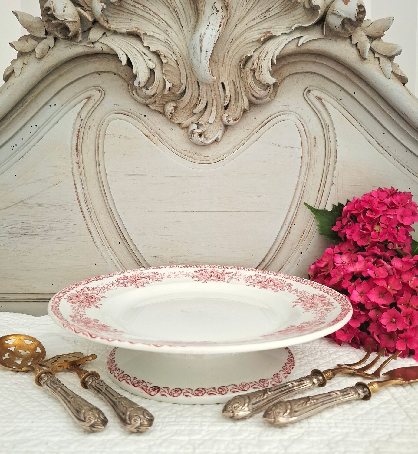 Ironstone earthenware plate