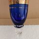 7 vintage crystal glasses