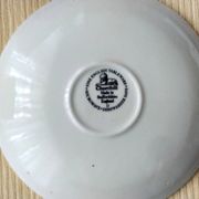 2 tea or coffee cups Porcelain Churchill Model Rosetta
