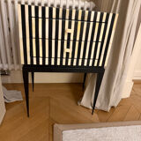 Graphic bedside table