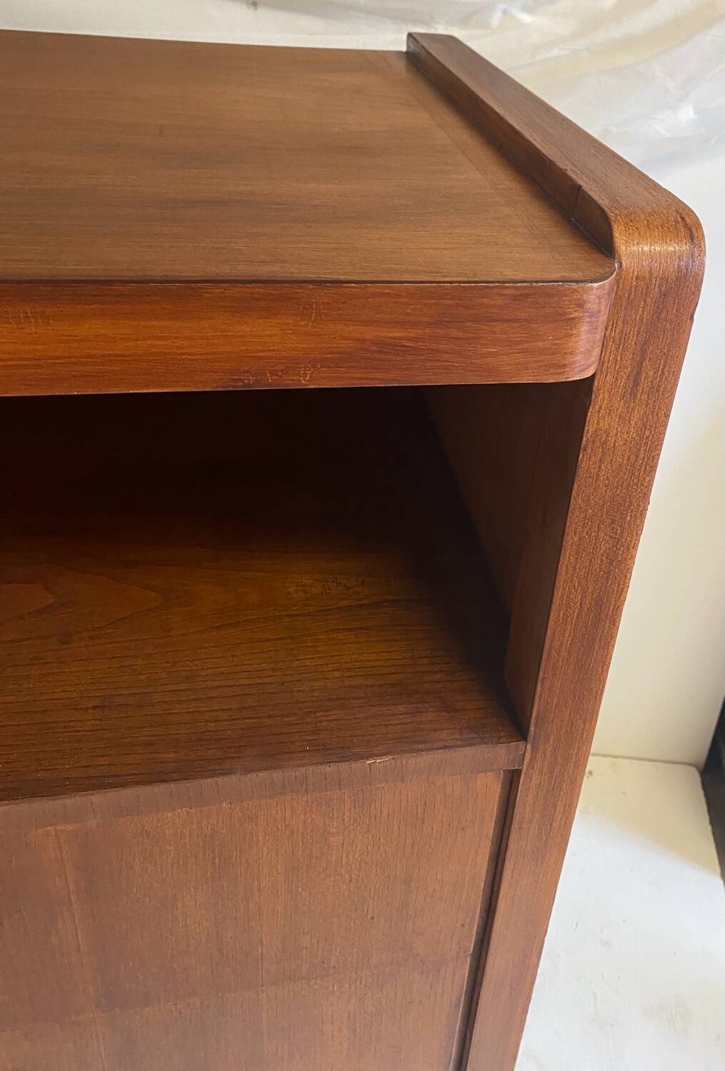 Vintage sideboard with compass feet