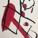 Pierre tal coat. composition, 1966. original lithograph.