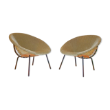 Pair of armcchairs Circle Salamanca Lusch Erzeugnis for Lusch & Co