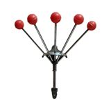 Space Age wall coat rack