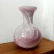 Vintage pink Murano glass vase style
