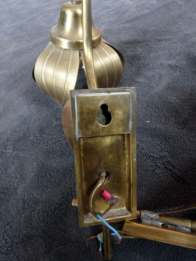 Set wall light italian tole in the shape of a flower