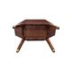 Old French oak coffee table with bronze feets, 1900s