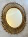Vintage rattan mirror from the 1950s France