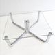Space age chrome & glass coffee table 1970s