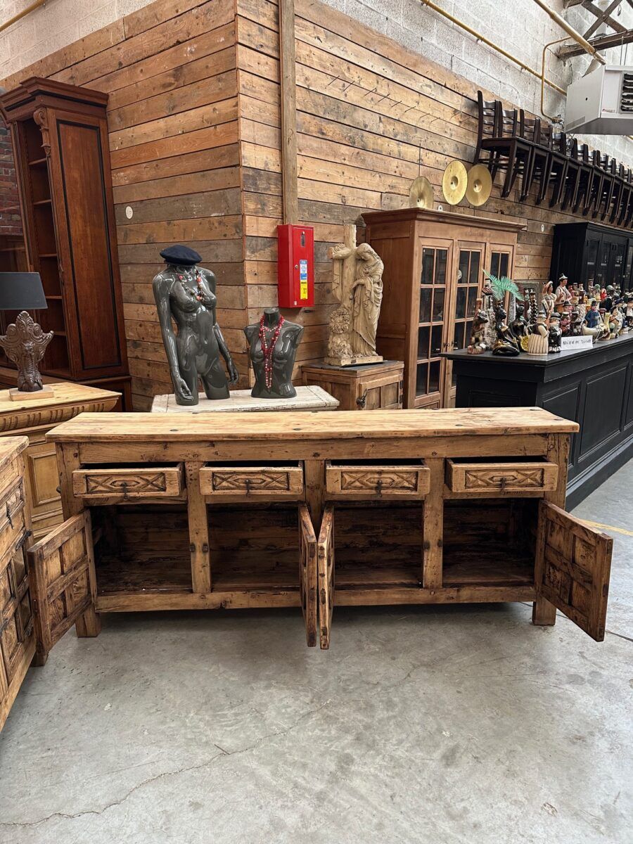 Pair of brutalist sideboards