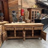 Pair of brutalist sideboards