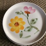 Series of 6 dessert plates
