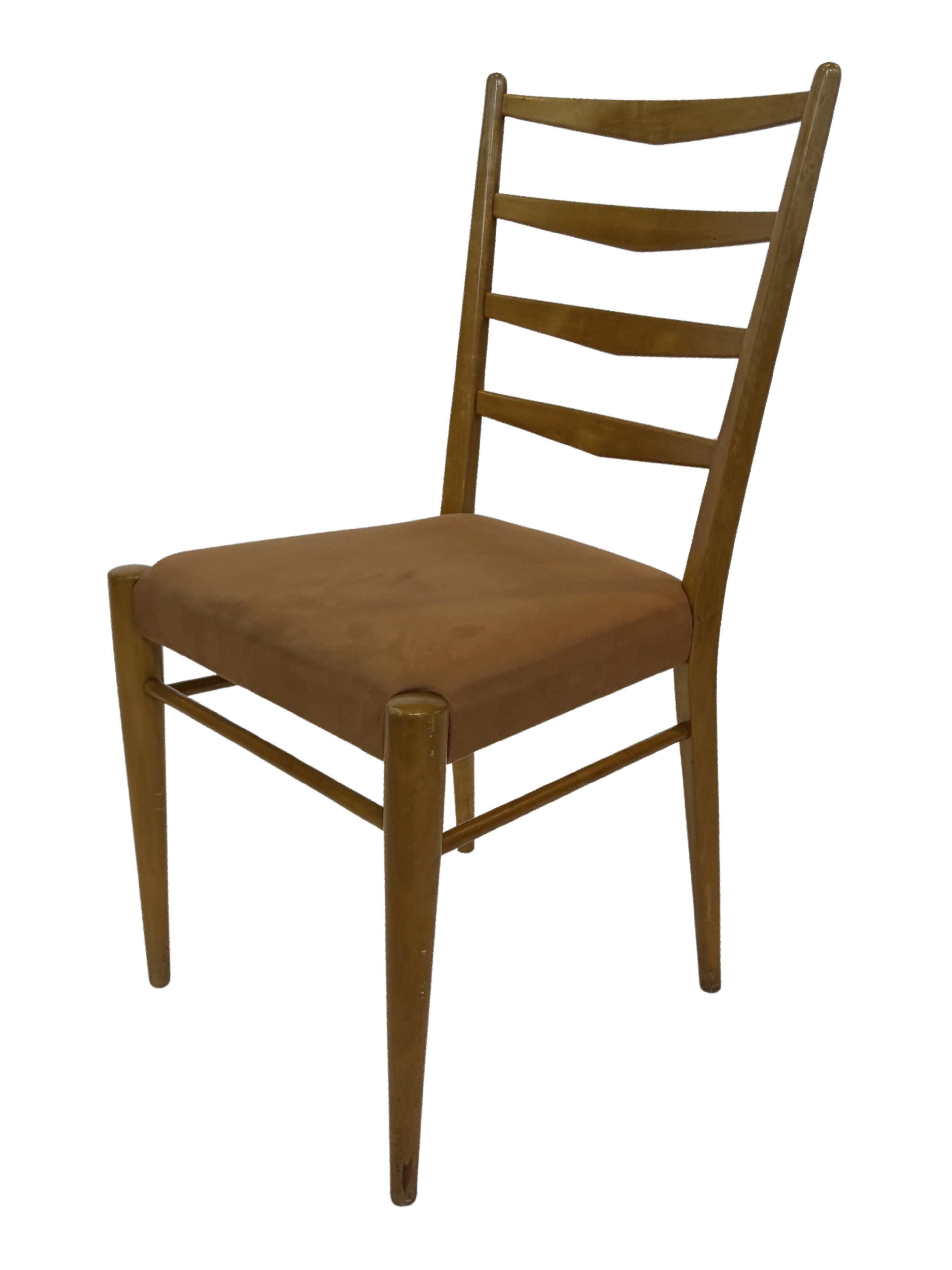 Set of 4 vintage chairs Cees Braakman Pastoe ST09 50's