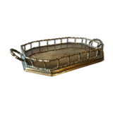 Ancient gold bronze tray