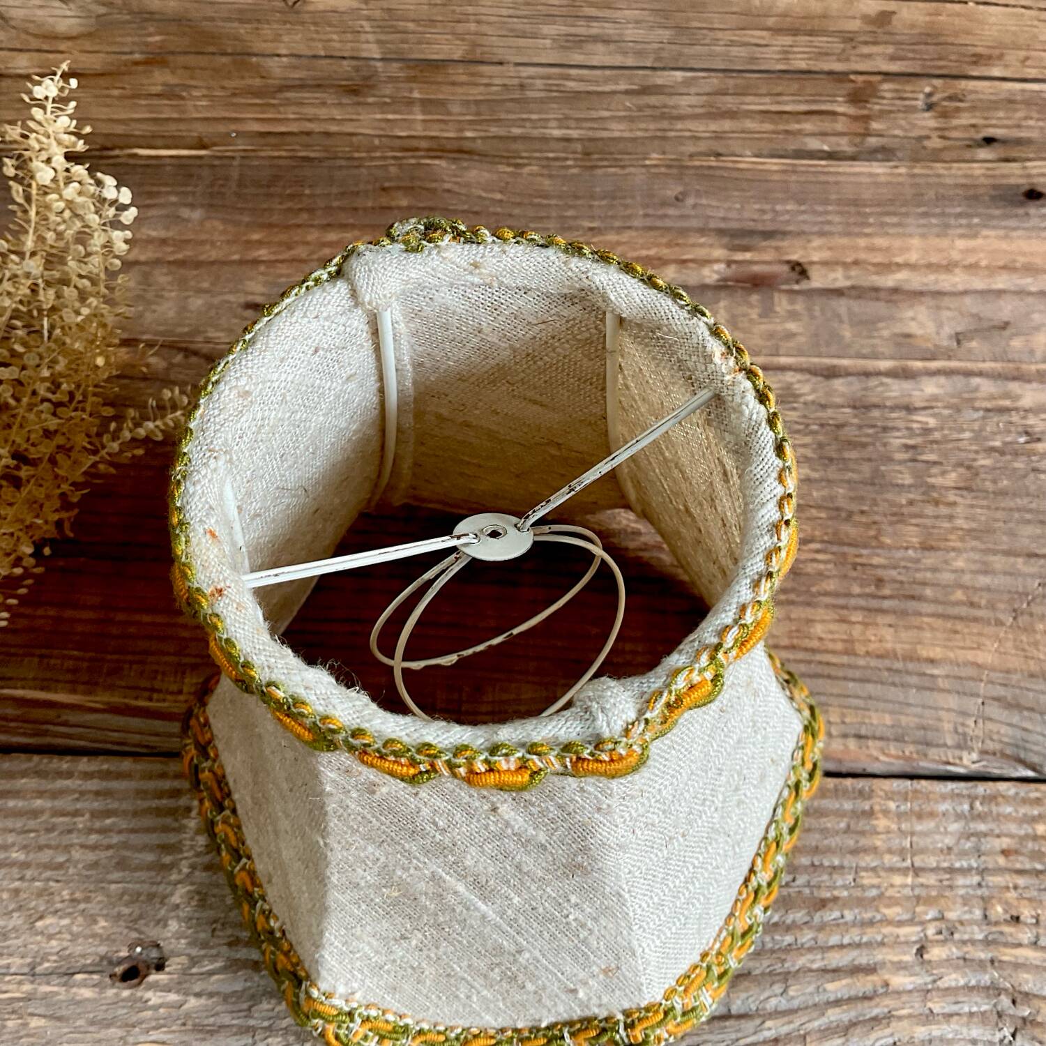 Vintage braid lampshade