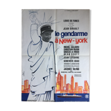 Poster "Le Gendarme in New York" Louis De Funès 60x80cm