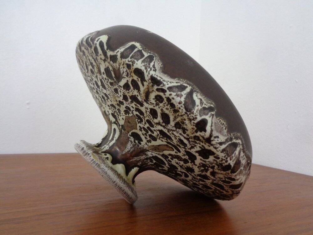 Lava ceramic vase from Silberdistel, Germany, 1970s