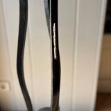 Napoleon III Empire period stool in blackened wood.