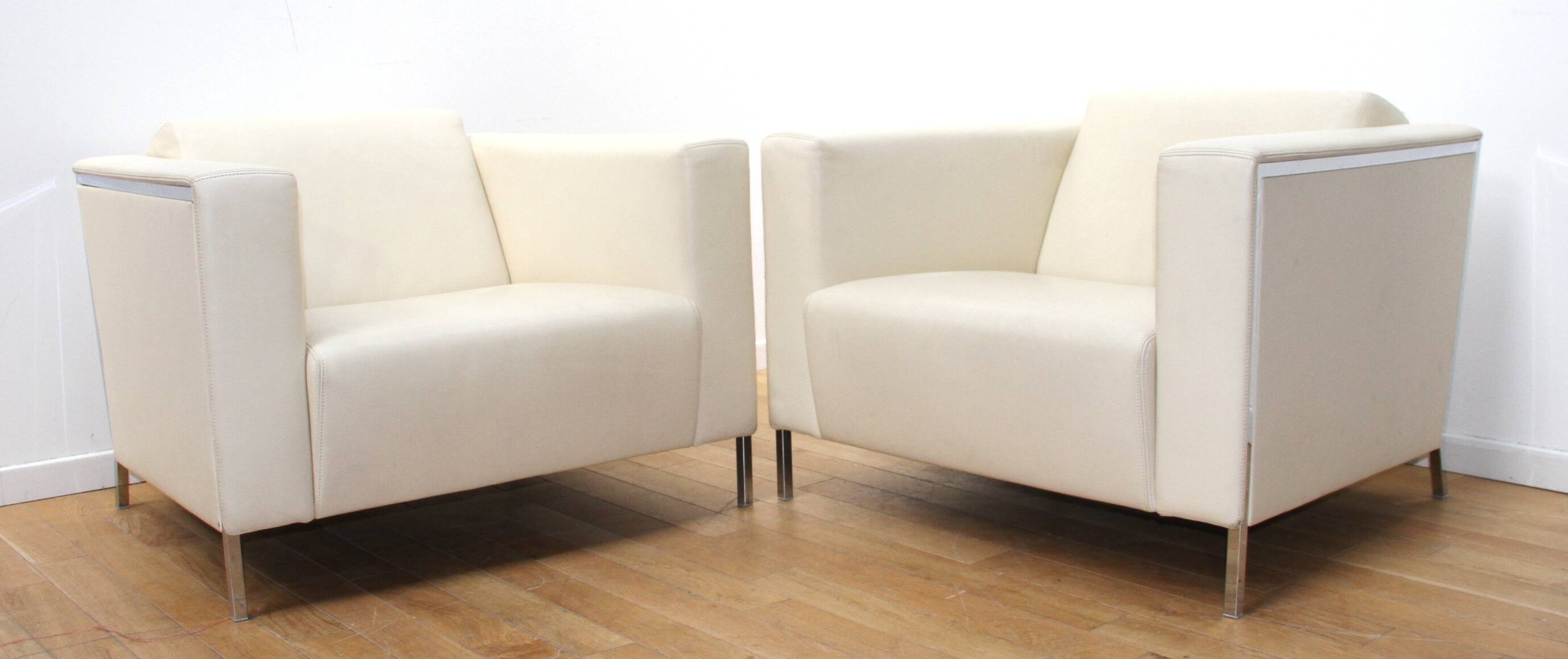 Steel armchair, Moroso