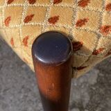 Lot of 6 vintage Scandinavian chairs from the 1950s in rosewood.