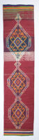 3x12 Vintage Herki Runner Rug,83x358Cm