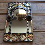Brass mirror