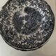 Blue porcelain plate