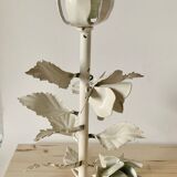 Vintage white flower lamp