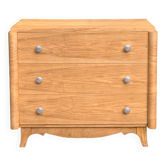 Commode art déco chêne brut