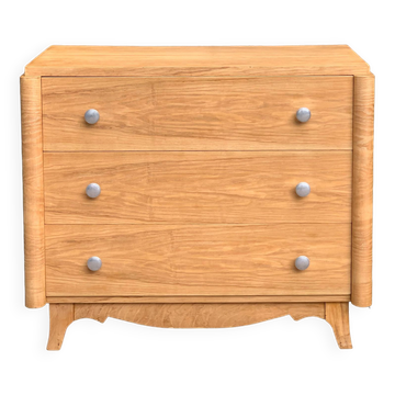 Commode art déco chêne brut